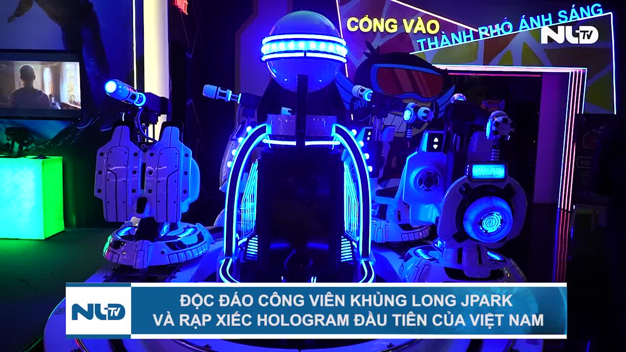 Độc đáo Công viên Khủng long Jpark và Rạp xiếc Hologram đầu tiên ở Việt Nam