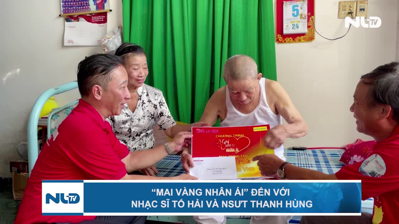 "Mai Vàng nhân ái" đến với nhạc sĩ Tố Hải và NSƯT Thanh Hùng