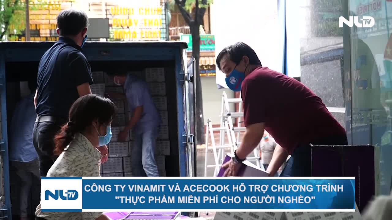 Vinamit và Acecook hỗ trợ Chương trình “Thực phẩm miễn phí cho người nghèo”