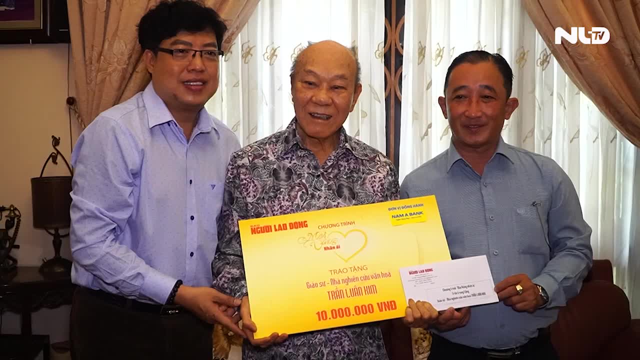 Mai Vàng nhân ái: Thăm Giáo sư - Nhà nghiên cứu văn hoá Trần Luân Kim