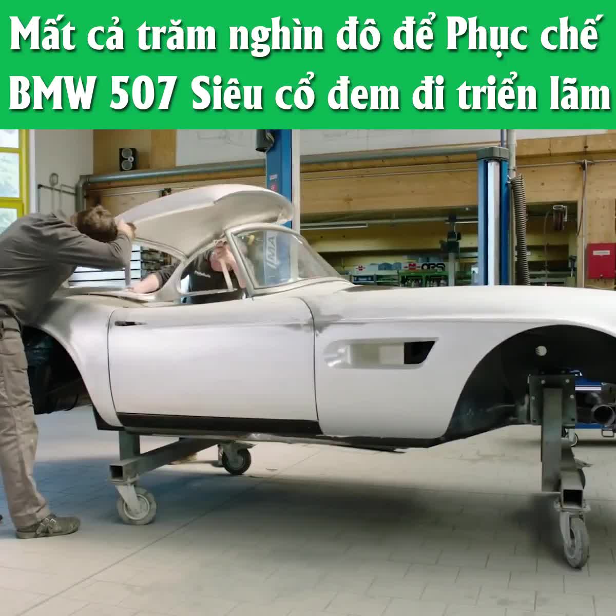 Kỳ công phục chế chiếc BMW cổ
