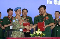 64 chiến sĩ mũ nồi xanh đến Nam Sudan thực hiện nhiệm vụ gìn giữ hòa bình