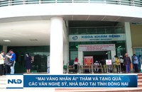 "Mai Vàng nhân ái" thăm và tặng quà các văn nghệ sỹ, nhà báo tại tỉnh Đồng Nai