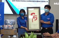 Chi đoàn Báo Người Lao Động cùng Chi đoàn Văn phòng Cơ quan LĐLĐ TP HCM chống dịch