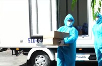 Thiên An BioTech tặng khẩu trang và gel rửa tay giúp phóng viên chống dịch