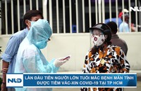 TP HCM: Lần đầu tiên người lớn tuổi mắc bệnh mãn tính được tiêm vắc-xin Covid-19