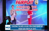Chương Thị Kiều và Bùi Tiến Dũng rạng rỡ nhận Giải Fair Play 2019