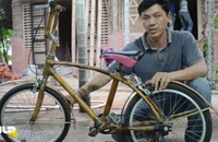 Phóng sự: Xe đạp bằng tre, sản phẩm từ Hội An phố cổ