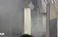 700 m2 xưởng phế liệu bị thiêu rụi ở quận 9