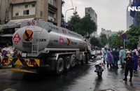 Nữ sinh viên bị xe bồn cán chết tại giao lộ Hai Bà Trưng - Lý Tự Trọng