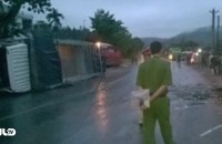 3 xe khách tông liên hoàn, 1 người chết, 7 người bị thương