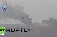 Video: Quân nổi dậy Syria bắn nát trực thăng Nga
