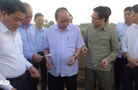 Thủ tướng Nguyễn Xuân Phúc bất ngờ kiểm tra chợ đầu mối Long Biên