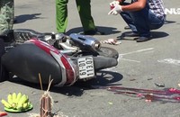 Trên đường tham quan KDL Suối Tiên, người phụ nữ lớn tuổi bị xe đầu kéo cán chết