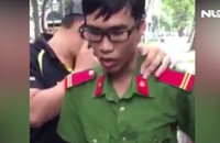 Tạm giữ hai người mặc sắc phục ngành công an, cảnh sát cơ động