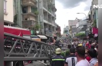 Phố tây Bùi Viện náo loạn vì cháy nhà