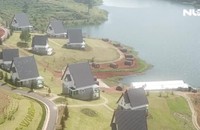 Tháo dỡ công trình sai phạm xâm hại danh thắng quốc gia hồ Tuyền Lâm