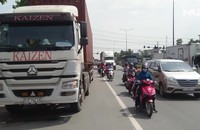 Người phụ nữ bị container cán chết thảm khi đi chợ về