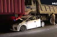 Tai nạn liên hoàn giữa 5 ô tô trên cầu Phú Mỹ