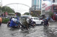 Ảnh hưởng hoàn lưu bão số 1, mưa lớn, Bạc Liêu ngập kỷ lục