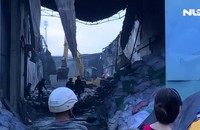 Hơn 500m2 kho xưởng công ty sản xuất nhựa bị thiêu rụi