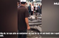 Hiện trường tai nạn thảm khốc ở Hải Dương làm 7 người chết