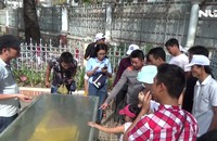 Đồng hồ đá độc đáo trên 100 năm tuổi