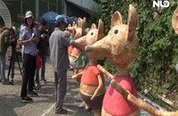 Tất bật chế tác linh vật, tiểu cảnh cho Đường hoa Tết 2020