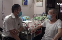 "Mai Vàng nhân ái" đến thăm NSND Đinh Bằng Phi và "quái kiệt" Tòng Sơn