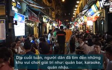 Quá nắng nóng, người dân Hà Nội ùn ùn kéo lên phố "nhậu" giải nhiệt lúc nửa đêm