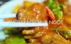 Sườn xào chua ngọt cho bữa cơm ngày thứ 7