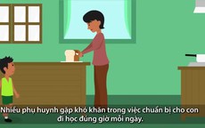 Cách đơn giản giúp con không bao giờ đi học muộn