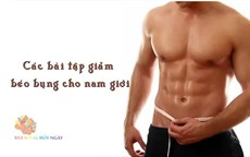 Bài tập giảm mỡ bụng cho nam giới