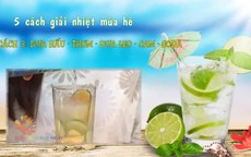 5 cách giải nhiệt mùa hè