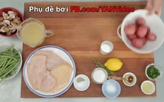 Gà sốt chanh tươi thơm ngon, thanh mát cho tối cuối tuần