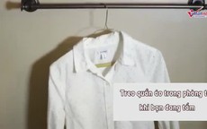 Mẹo hay làm phẳng quần áo không cần bàn là