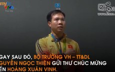 Những cột mốc trên đường đến đỉnh vinh quang của Hoàng Xuân Vinh