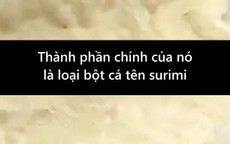 Bên trong món thịt cua khi ăn sushi thực chất là gì?