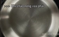 Bí quyết chiên không bị dính chảo