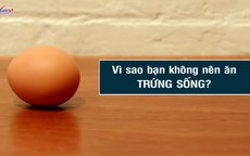 Vì sao không nên ăn trứng sống?