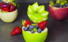 Cách bổ hoa quả đơn giản mà đẹp mắt