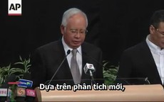 Thủ tướng Malaysia thông báo MH370 rơi xuống Ấn Độ Dương