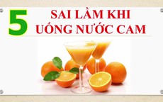 Uống Nước Cam Đúng Cách