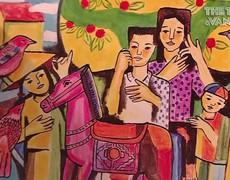 Mùa yêu thương trong triển lãm "Tranh trong mùa giãn cách"