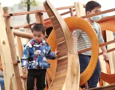 Sân chơi trẻ em ở Đông Anh lấy cảm hứng từ truyền thuyết nỏ thần