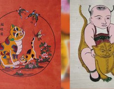 Họa sĩ trẻ làm mới tranh mèo dân gian