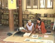 "Màu dân tộc" - Tình yêu của người trẻ với dòng tranh Đông Hồ