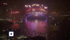 Pháo hoa rực sáng bầu trời Sydney - Một trong những nơi đón năm mới đầu tiên