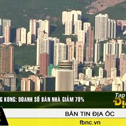 Hồng Kông: Doanh số bán nhà giảm 70%