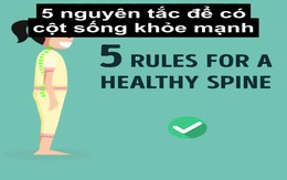 5 nguyên tắc giúp cột sống của bạn khỏe mạnh